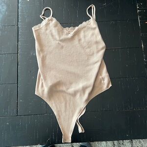 Tan American eagle bodysuit